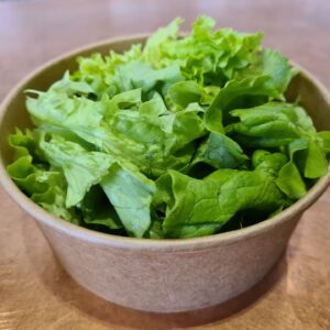 Green salad to compose